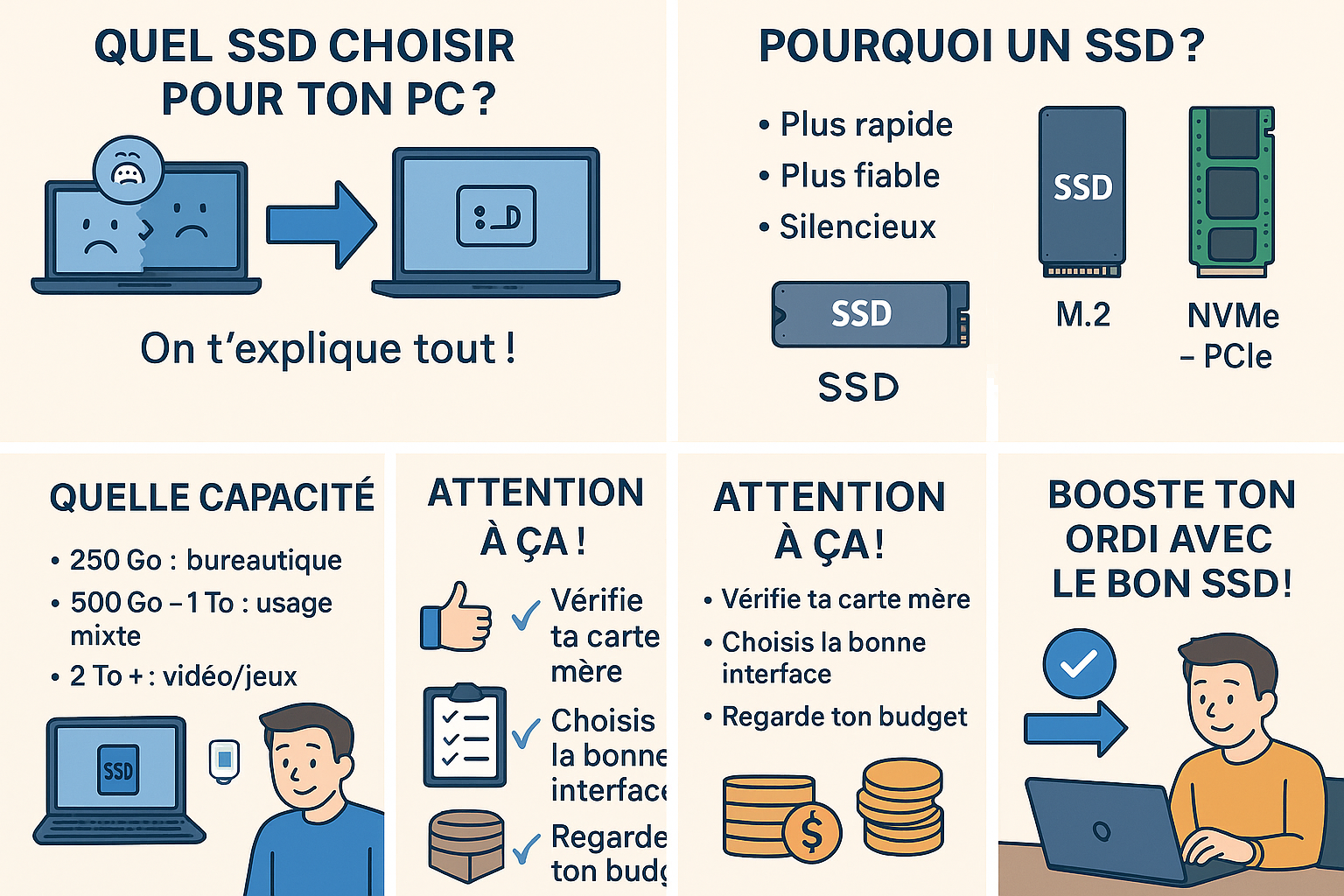 Type de stocage SSD